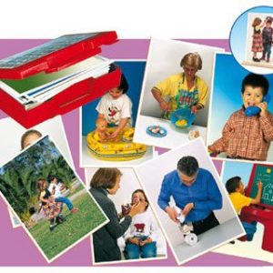 Maletín con fotografías de acciones