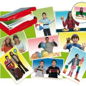 Maletin con fotografías de adjetivos