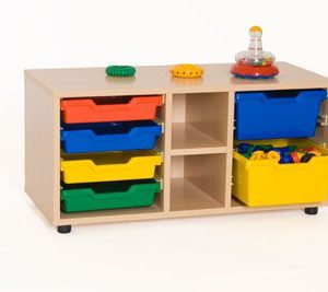 Armario gavetero superbajo