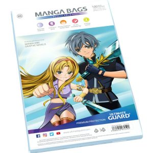 Ultimate Guard: Manga Bags Bolsas cierre reutilizable (100u)