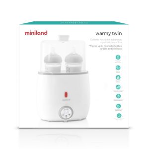 ¡IDEAL PARA GEMELOS O MELLIZOS! warmy twin permite calentar homogéneamente hasta dos biberones a la vez lo que permitirá ahorrar tiempo a padres de gemelos o mellizos  CALIENTA BIBERONES Y POTITOS DE FORMA SENCILLA Y NATURAL 