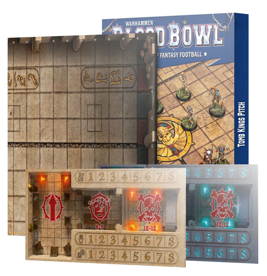 Blood Bowl: Tomb King team pitch & dugout (202-60)