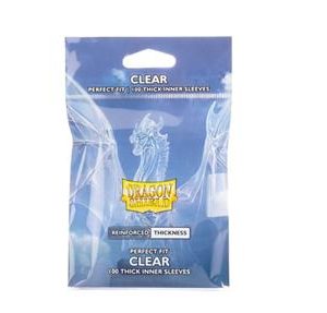 Dragon Shield: Standard Size Perfect Fit – Inner Sleeves –  Thick Inner Clear (100)
