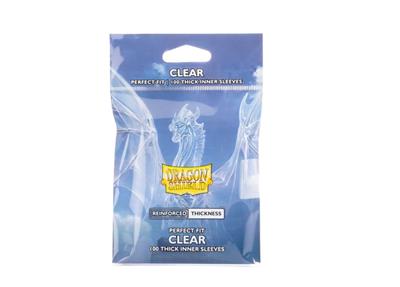 Dragon Shield: Standard Size Perfect Fit – Inner Sleeves – Thick Inner Clear (100)