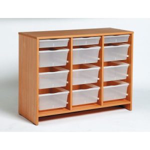 Gavetero 12 cajones transparentes