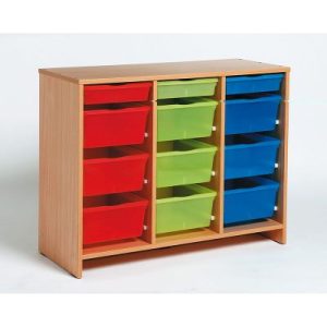 Gavetero 12 cajones colores