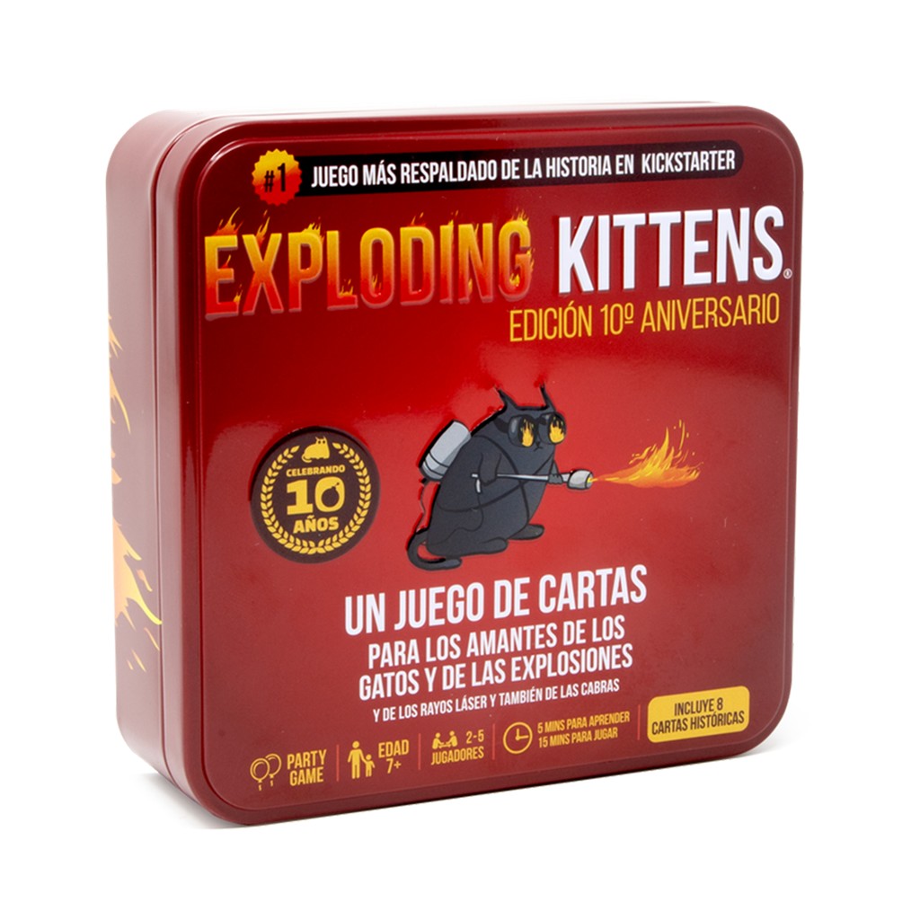 Exploding Kittens Edición 10º Aniversario