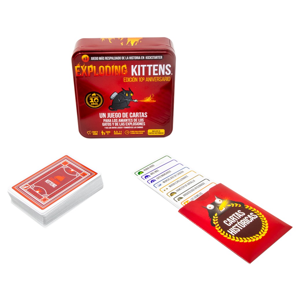 Exploding Kittens Edición 10º Aniversario - Imagen 2